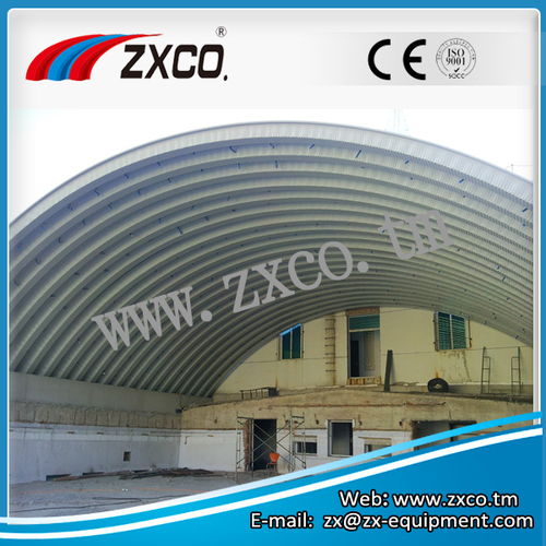 中国大型弯曲彩钢板屋面钢结构工程机械 可靠的大型弯曲彩钢板屋面钢结构工程机械哪里有